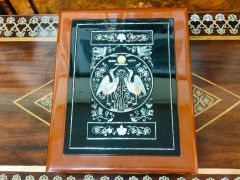 Korean wooden box with mother of pearl inlay Thumbnail 2