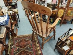 Victorian elm chair Thumbnail 3