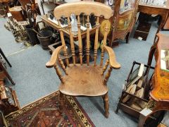 Victorian elm chair Thumbnail 4