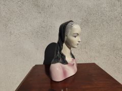 1930s porcelain bust Thumbnail 2