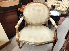 Gilt armchair Thumbnail 4