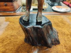 Chinese carved rosewood figure Thumbnail 4