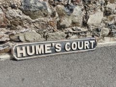 Old cast iron belfast street sign Thumbnail 3