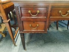 Edwardian mahogany desk Thumbnail 3