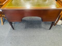 Edwardian mahogany desk Thumbnail 4