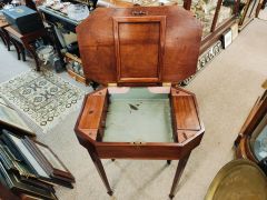 Victorian mahogany work table Thumbnail 4