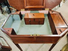 Victorian mahogany work table Thumbnail 3