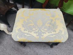 Edwardian rosewood stool Thumbnail 2