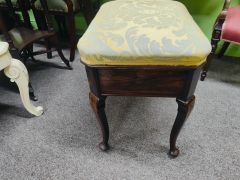 Edwardian rosewood stool Thumbnail 3