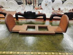 1930s carved wooden bookslide Thumbnail 3
