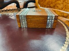 Oak playing card box Thumbnail 4