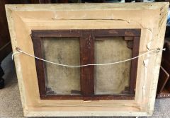 Gilt framed victorian oil painting , signed mary gibbs Thumbnail 6