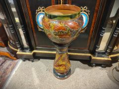 Doulton jardiniere on stand Thumbnail 6