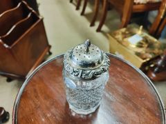 irish silver topped sifter  Thumbnail 2