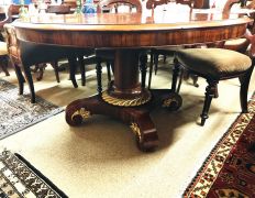19th century mahogany circular table Thumbnail 2