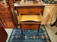 Edwardian mahogany music cabinet Thumbnail 3