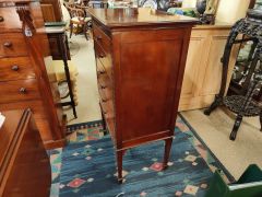 Edwardian mahogany music cabinet Thumbnail 4