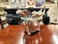 Irish georgian silver sugar & cream  Thumbnail 3