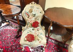 Pair of victorian giltwood chairs Thumbnail 3