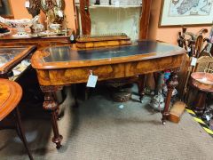 Victorian burr-walnut desk Thumbnail 3