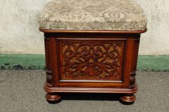 Victorian mahogany music stool Thumbnail 2