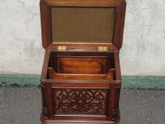 Victorian mahogany music stool Thumbnail 3
