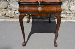 19th century mahogany silver table Thumbnail 3