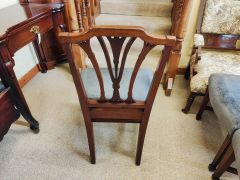 Set of eight georgian chairs Thumbnail 3