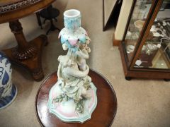 German porcelain candlestick Thumbnail 2