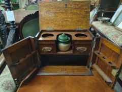Oak smokers cabinet Thumbnail 3