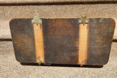 Old brass water tower gauges mounted on wood  Thumbnail 3
