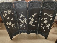 Chinese three fold screen Thumbnail 3