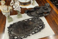 Carved wooden chinese figure / buddha Thumbnail 3