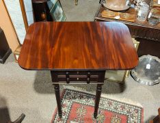 Georgian mahogany work table Thumbnail 4