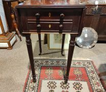 Georgian mahogany work table Thumbnail 3