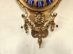 19th century gilt bronze wall clock Thumbnail 3