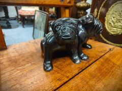 Pair of bronze bulldog bookends Thumbnail 2