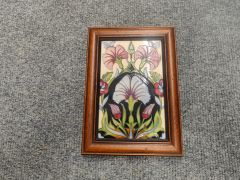 Framed moorcroft plaque Thumbnail 4