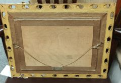 19th century gilt framed oil painting Thumbnail 4