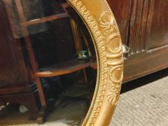 Gilt framed oval mirror Thumbnail 3