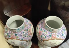 Pair of chinese vases Thumbnail 3