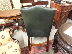 Mahogany and leather armchair Thumbnail 4