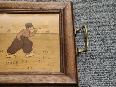 Arts & crafts wooden tray Thumbnail 3
