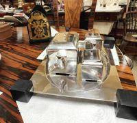 1930s art deco lated tea set & tray Thumbnail 3