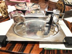 1930s art deco lated tea set & tray Thumbnail 4