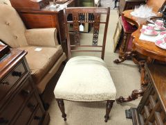 Edwardian side chair with inlay Thumbnail 4