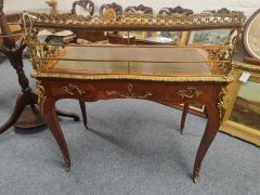 19th century kingswood desk with ormolu mounts Thumbnail 3
