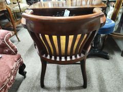 Mahogany desk chair Thumbnail 4
