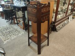 Arts & crafts oak and copper bound planter Thumbnail 2
