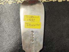 Irish silver serving spoon Thumbnail 3